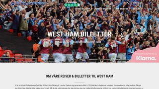 
                            6. Fotballreiser Premier League | West Ham Billetter - OLKA Express