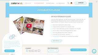 
                            2. Fotobuch Classic: A3 und A4, 20x20 und 30x30 | Colorland