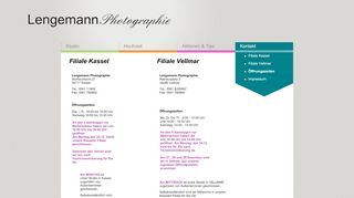 
                            8. Fotograf Kassel - Lengemann Öffnungszeiten