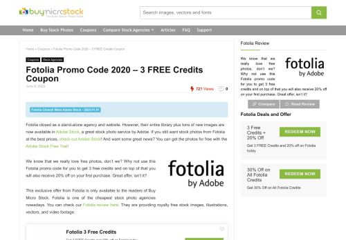 
                            9. Fotolia Promo Code 2019 - Buy Micro Stock