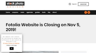 
                            13. Fotolia Website is Closing on Nov 5, 2019! | Stock Photo Adviser