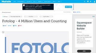 
                            10. Fotolog - 4 Million Users and Counting - Mashable