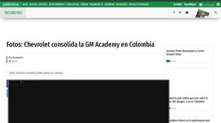 
                            12. Fotos: Chevrolet consolida la GM Academy en Colombia | Publimetro ...