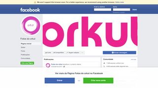 
                            3. Fotos do orkut - Página inicial | Facebook