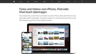 
                            10. Fotos und Videos vom iPhone, iPad oder iPod touch übertragen ...