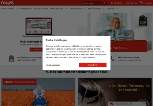 
                            3. Fotoservice van CEWE | De beste fotoservice ter wereld