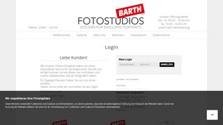 
                            8. Fotostudio Barth GmbH in Moers | Login
