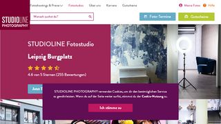 
                            8. Fotostudio Leipzig Burgplatz | STUDIOLINE PHOTOGRAPHY