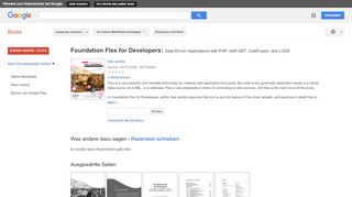 
                            12. Foundation Flex for Developers: Data-Driven Applications with PHP, ...
