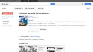 
                            10. Foundation Mac OS X Web Development