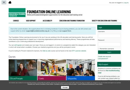 
                            11. Foundation Online Learning