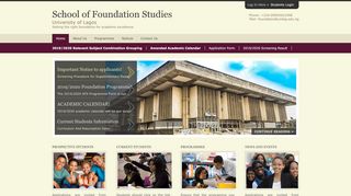 
                            3. Foundation - Unilag