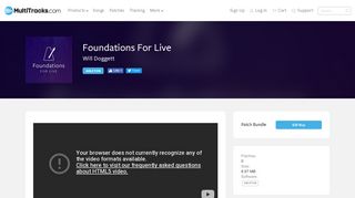 
                            9. Foundations For Live | MultiTracks