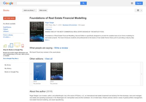 
                            8. Foundations of Real Estate Financial Modelling
