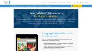 
                            1. Foundations Product - Rosetta Stone