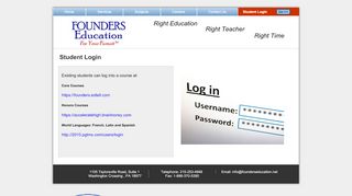 
                            2. Founder Education Login