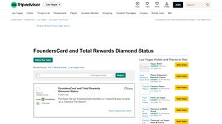 
                            10. FoundersCard and Total Rewards Diamond Status - Las Vegas Forum ...