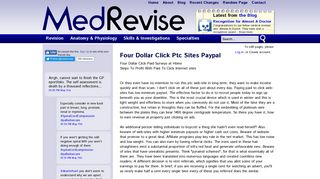 
                            7. Four Dollar Click Ptc Sites Paypal - MedRevise