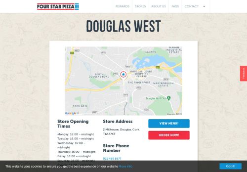 
                            3. Four Star Pizza Douglas West - Order Online Now for Fast Delivery!