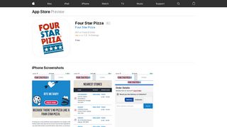 
                            5. Four Star Pizza on the App Store - iTunes - Apple