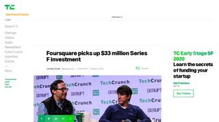 
                            11. Foursquare picks up $33 million Series F investment | TechCrunch