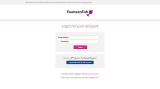 
                            13. FourteenFish | Log in to your account