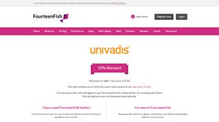 
                            12. FourteenFish | Univadis offer