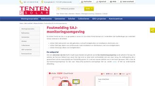 
                            1. Foutmelding SAJ-monitoringsomgeving | Tenten Solar Zonnepanelen