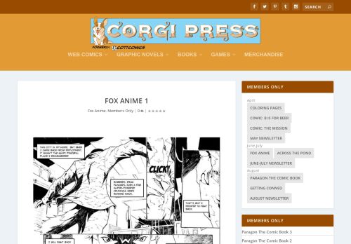 
                            5. Fox Anime 1 | Corgi Press