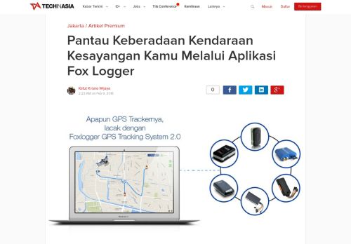 
                            6. Fox Logger, Aplikasi Pemantau Kendaraan Melalui GPS