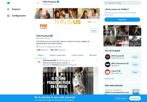 
                            9. FOX Premium (@FOXPremiumLat) | Twitter