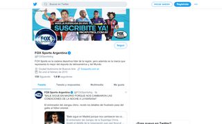 
                            13. FOX Sports Argentina (@FOXSportsArg) | Twitter