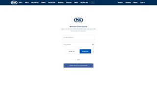 
                            13. FOX Sports - Sign In or Create an Account on FOX Sports