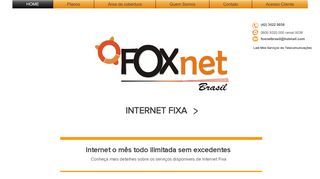
                            9. Foxnet Brasil - Provedor de Internet
