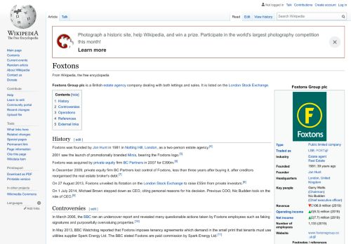 
                            11. Foxtons - Wikipedia