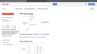 
                            9. FPC Terminology - Résultats Google Recherche de Livres