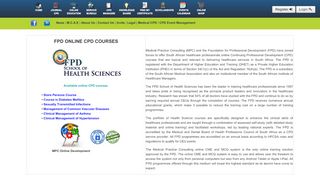 
                            13. fpd online cpd courses - Medical Practice Consulting