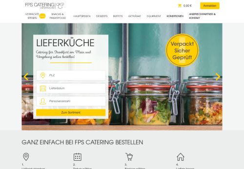 
                            13. FPS Lieferküche: Catering online bestellen in Frankfurt