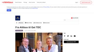 
                            6. Fra Altibox til Get TDC - TAFJORD - Mynewsdesk