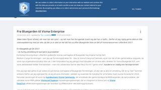 
                            8. Fra Bluegarden til Visma Enterprise - Visma Community