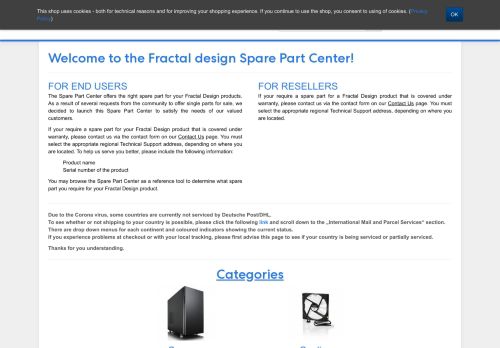 
                            13. Fractal Design Spare Part Center
