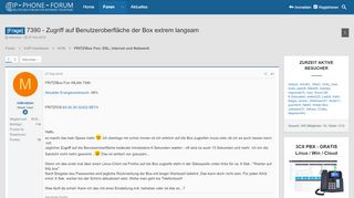 
                            3. [Frage] - 7390 - Zugriff auf Benutzeroberfläche der Box extrem ...