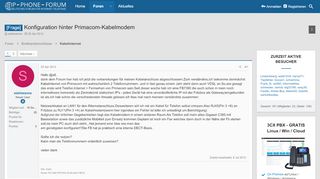 
                            6. [Frage] - Konfiguration hinter Primacom-Kabelmodem | IP Phone Forum