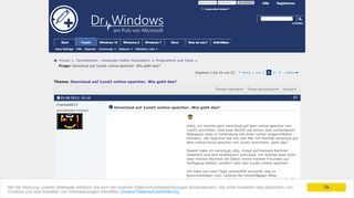 
                            12. Frage: Owncloud auf 1und1 online-speicher. Wie geht das? - Dr. Windows
