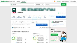 
                            6. Fragen in Vorstellungsgesprächen bei Enercon | Glassdoor.de