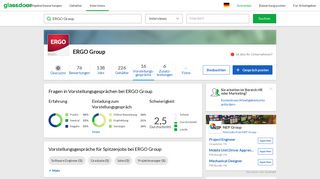 
                            12. Fragen in Vorstellungsgesprächen bei ERGO Group | Glassdoor.de