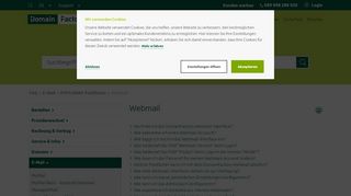 
                            7. Fragen rund um DomainFactory Webmail