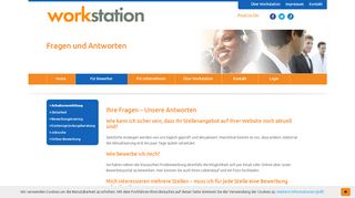 
                            9. Fragen und Antworten - Arbeitsvermittlung mit Workstation Berlin
