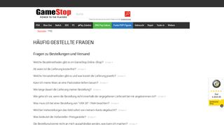 
                            2. Fragen und Antworten - GameStop.de