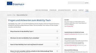
                            2. Fragen und Antworten zum Mobility Tool+ - Erasmus+ JUGEND IN ...
